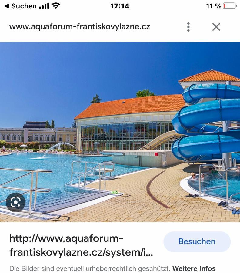 Penzion U Modreho Slona Františkovy Lázně Exterior foto
